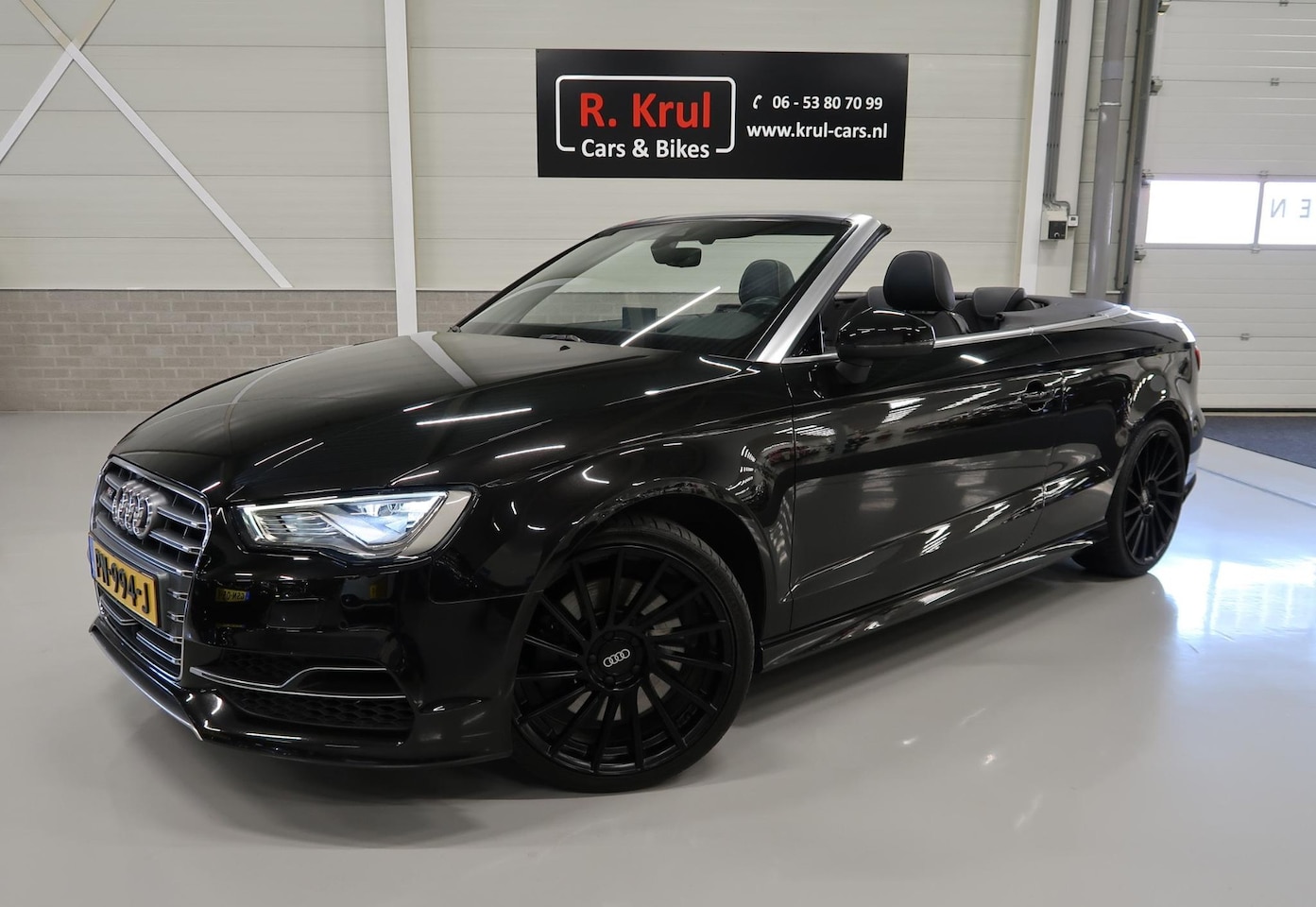 Audi S3 - Cabriolet 2.0 TFSI S3 quattro Zwart Leer Navigatie 19 inch Boekjes/facturen aanwezig Camer - AutoWereld.nl