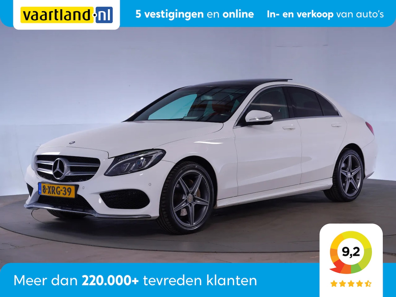 Mercedes-Benz C-klasse - 180 AMG Line Aut. [ Panorama Leder LED Navi ] - AutoWereld.nl