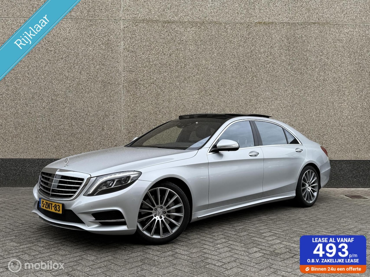 Mercedes-Benz S-klasse - S500 PLUG-IN HYBRID Lang AMG Pano NL Auto Cruise Navi Vol Opties - AutoWereld.nl