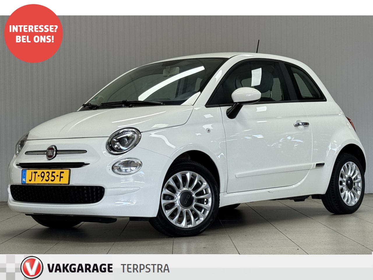 Fiat 500 - 1.2 Popstar/ D-Riem vev: 76.000 KM!/ 4-Cilinder!/ Facelift!/ 16'' LMV/ LED Dagrijverl./ Ai - AutoWereld.nl
