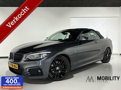 BMW 2-serie Cabrio - 220i M Sport 184pk AUT LCI|Facelift|H&K|18''|Leder|Navi|Shodowline|Dealer onderhouden|