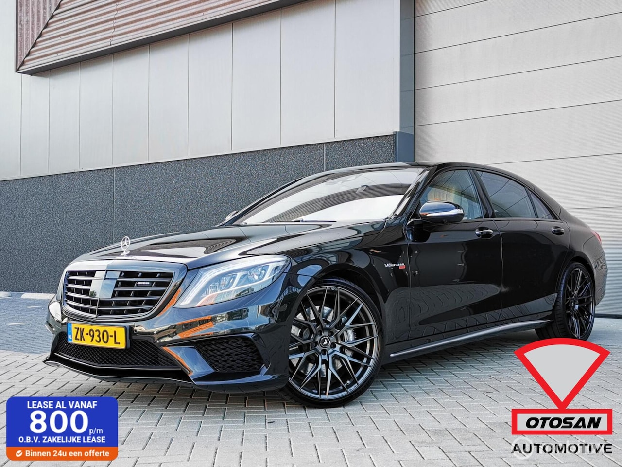 Mercedes-Benz S-klasse - AMG 63 4Matic Lang Zwart - AutoWereld.nl