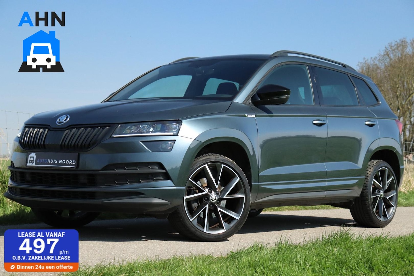 Skoda Karoq - 1.5 TSI / 150 PK / DSG / Sportline / Black Edition / Virtual Cockpit / Camera / Cruise Con - AutoWereld.nl
