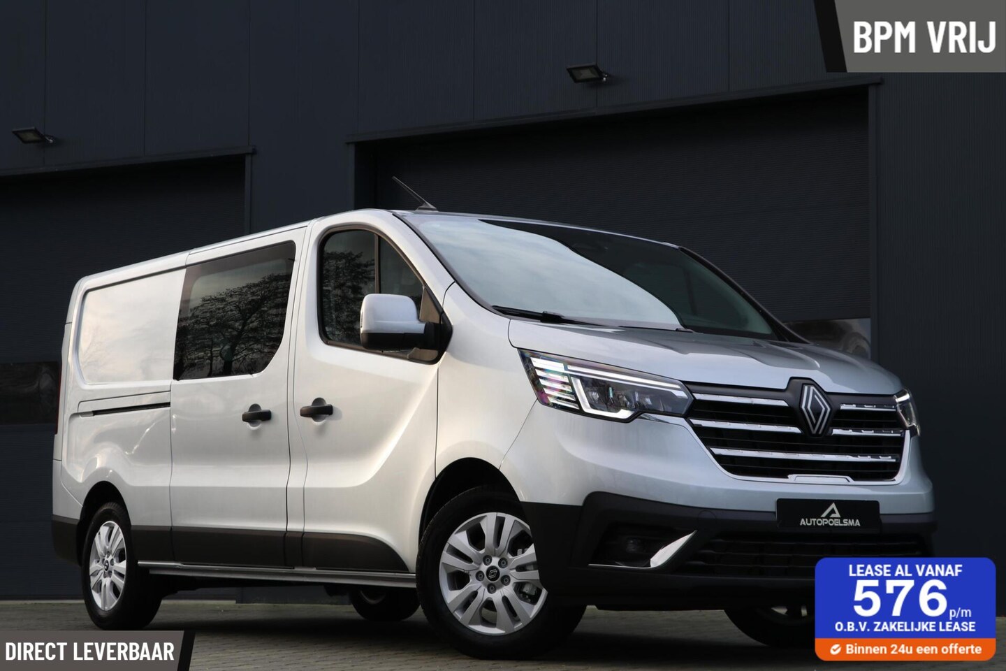 Renault Trafic - bestel 2.0 Blue dCi 130 T29 L2H1 DubbelCabine Carplay Camera VirtualDash Led cruise NIEUW - AutoWereld.nl