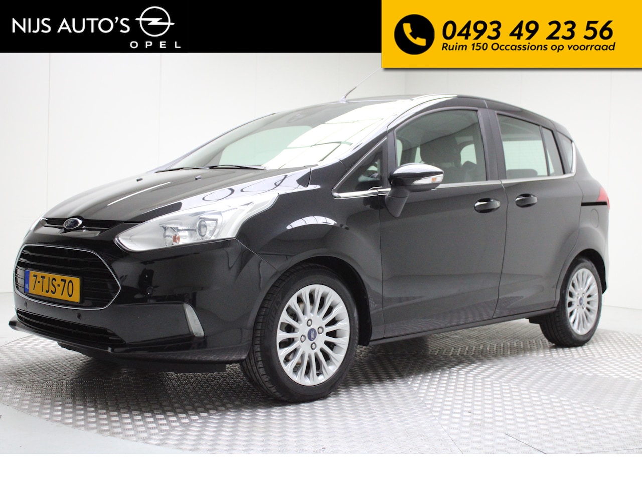 Ford B-Max - 1.0 EcoBoost Titanium | trekhaak | climate | navigatie | pdc v/a + camera | cruise control - AutoWereld.nl