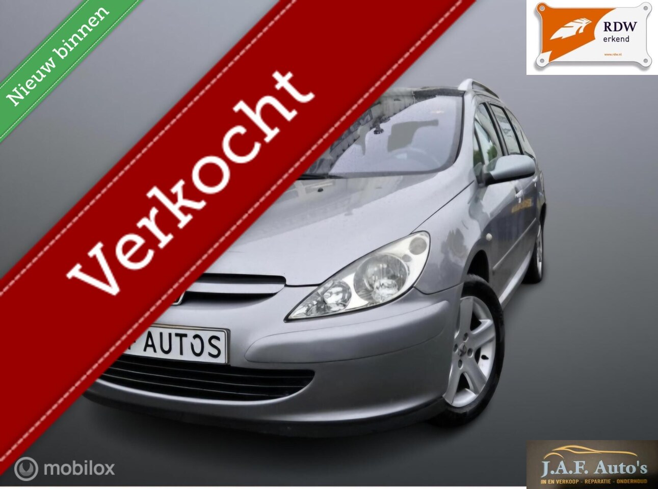 Peugeot 307 SW - 2.0 Airco Cruise Nieuwe APK! - AutoWereld.nl