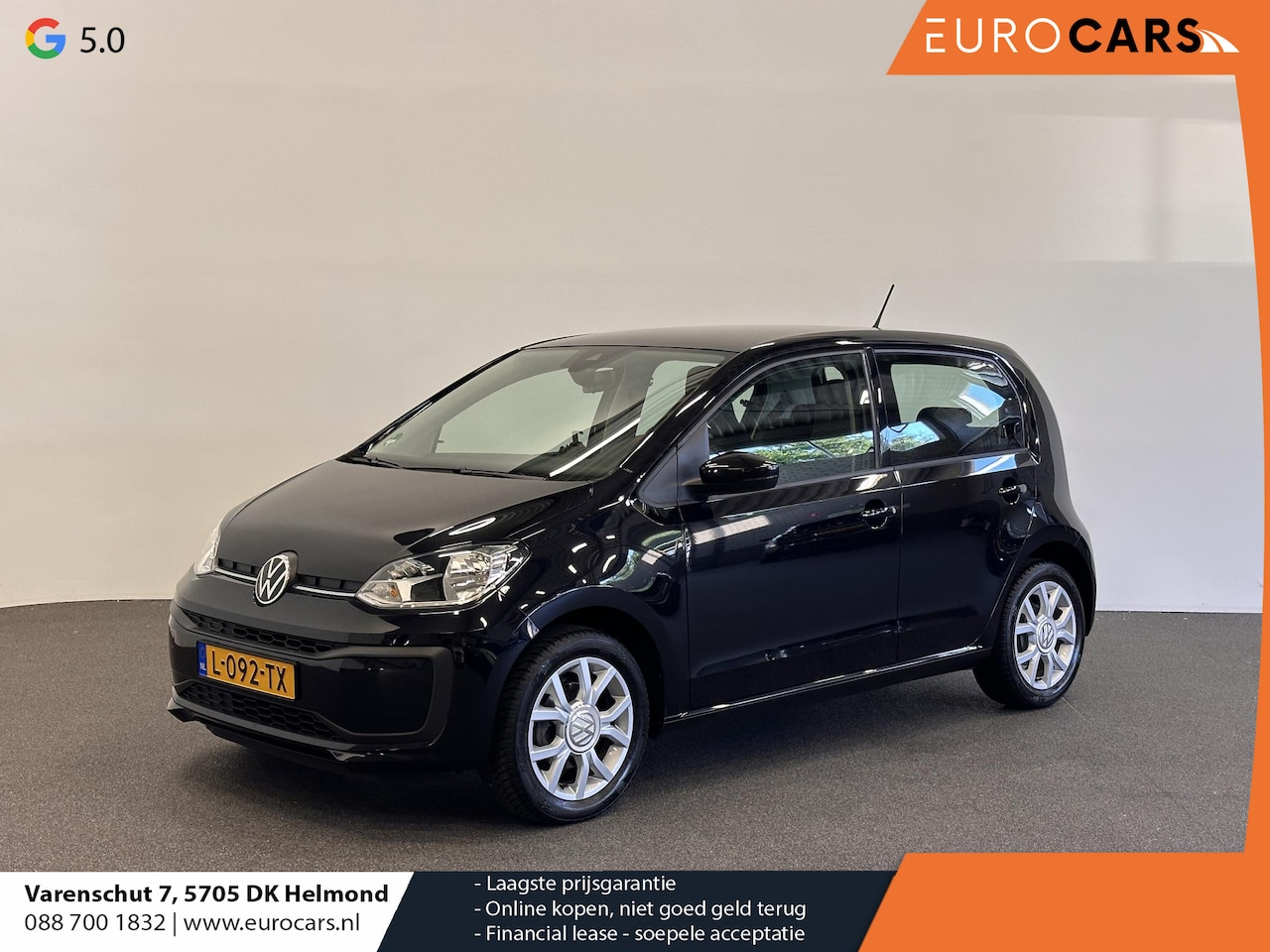 Volkswagen Up! - 1.0 Airco Cruise Contol LM Velgen NL Auto DAB+ Lane Assist - AutoWereld.nl