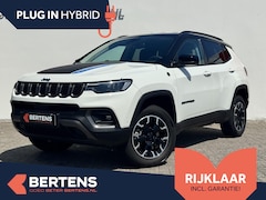 Jeep Compass - 4xe 240 Plug-in Hybrid Electric Trailhawk | Apple Carplay | Lederen bekleding | Meer foto'