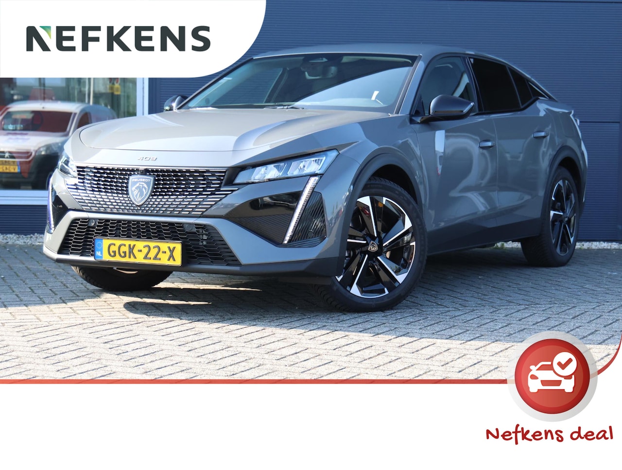 Peugeot 408 - 1.6 HYbrid Allure 180pk Allure | Camera | Adaptive Cruise | Navigatie | DodehoekDetectie - AutoWereld.nl