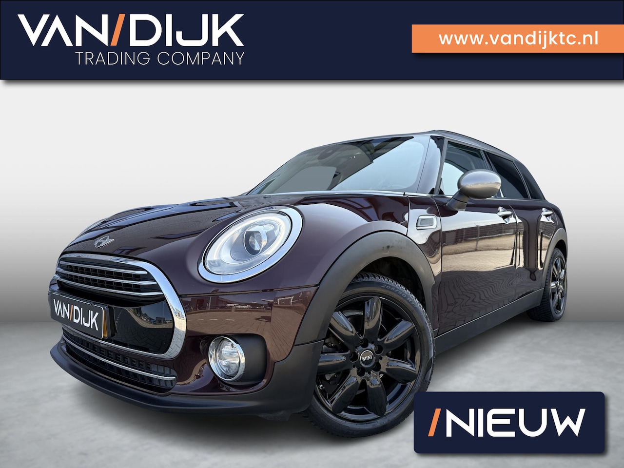 MINI Clubman - Mini 1.5 Cooper Business ✓Automaat ✓Full LED ✓Navigatie Full Map ✓Sfeerverlichting ✓Airco - AutoWereld.nl