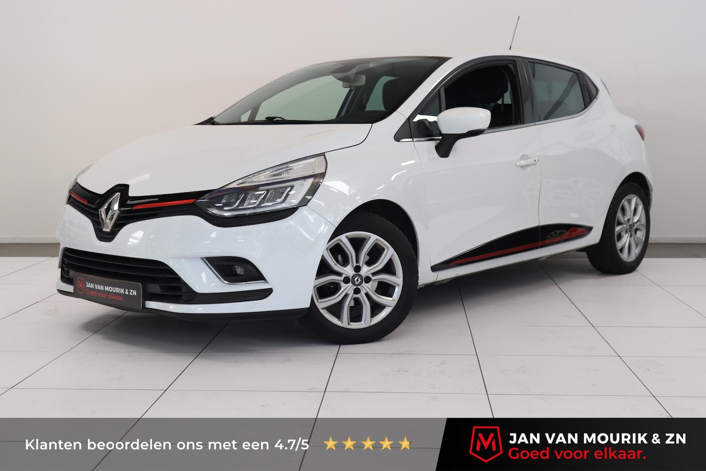 Renault Clio - 0.9 TCe Intens | Climate control | Parkeersensor | LED | Navigatie | Half leder | DAB | - AutoWereld.nl