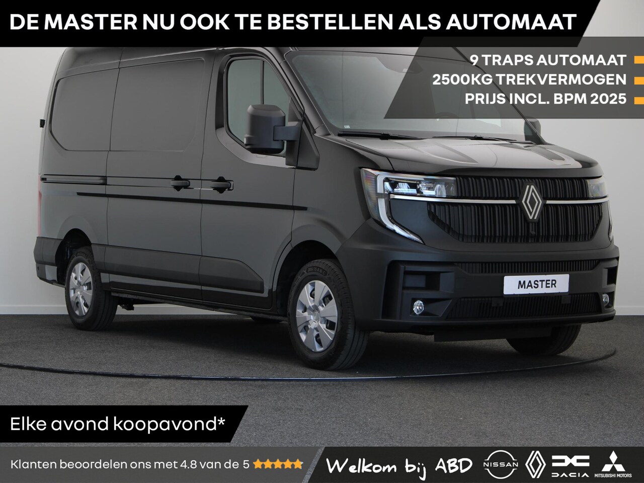 Renault Master - T35 2.0 dCi 170pk Automaat L2H2 Extra | 9 traps automaat | Nieuw te bestellen | Trekhaak | - AutoWereld.nl