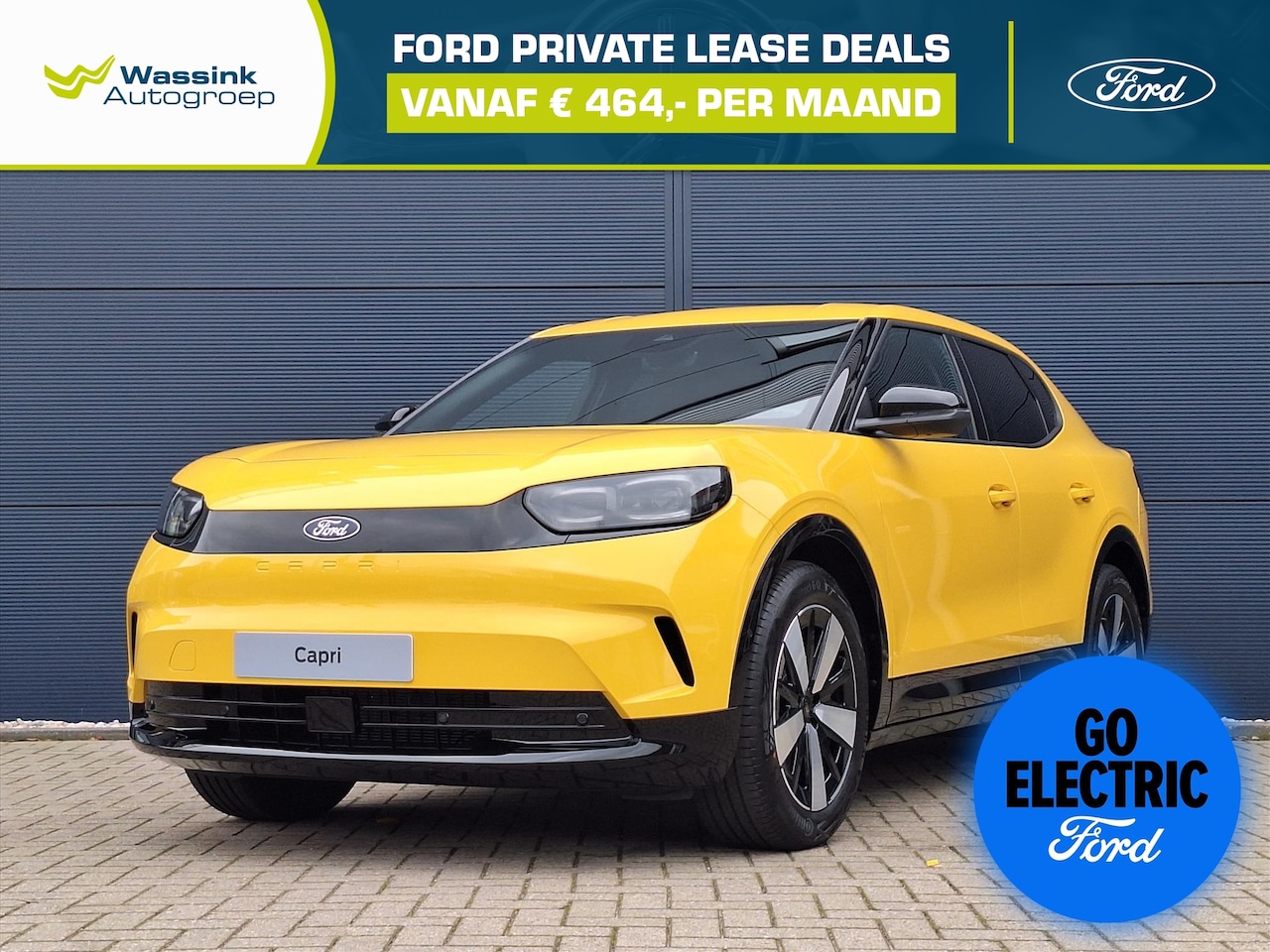 Ford Capri - Extended Range RWD 77kWh 286pk | Vivid Yellow | Range Tot 628km | Uit voorraad leverbaar! - AutoWereld.nl
