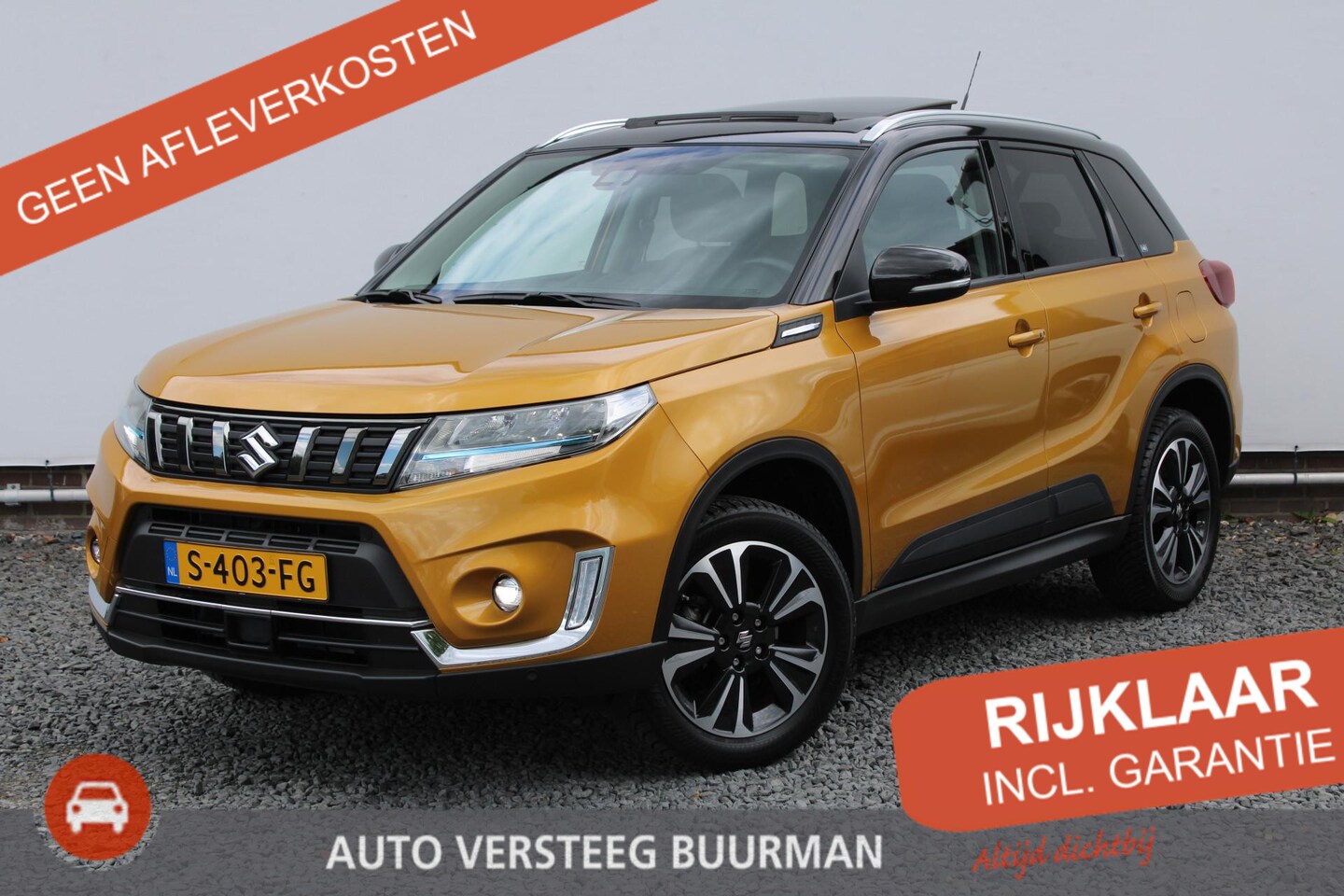 Suzuki Vitara - 1.5 Hybrid Style 1.5 Hybrid Style, Automaat, 1e Eig. met Navigatie, ORG NL en Dealer onderhouden! - AutoWereld.nl