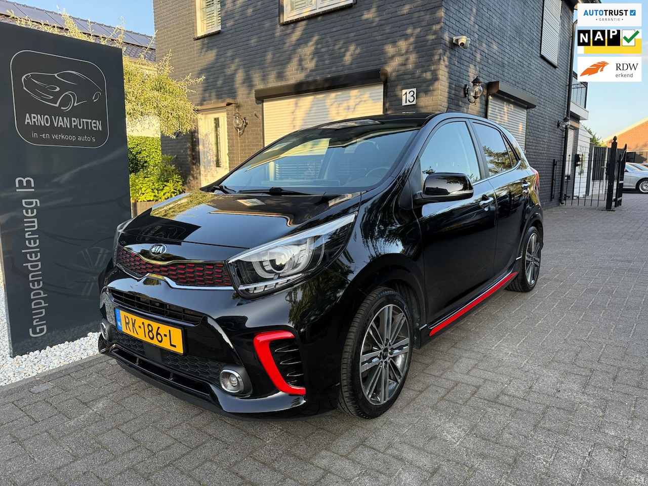 Kia Picanto - 1.2 CVVT GT-Line - Leer - Camera - Navigatie - AutoWereld.nl