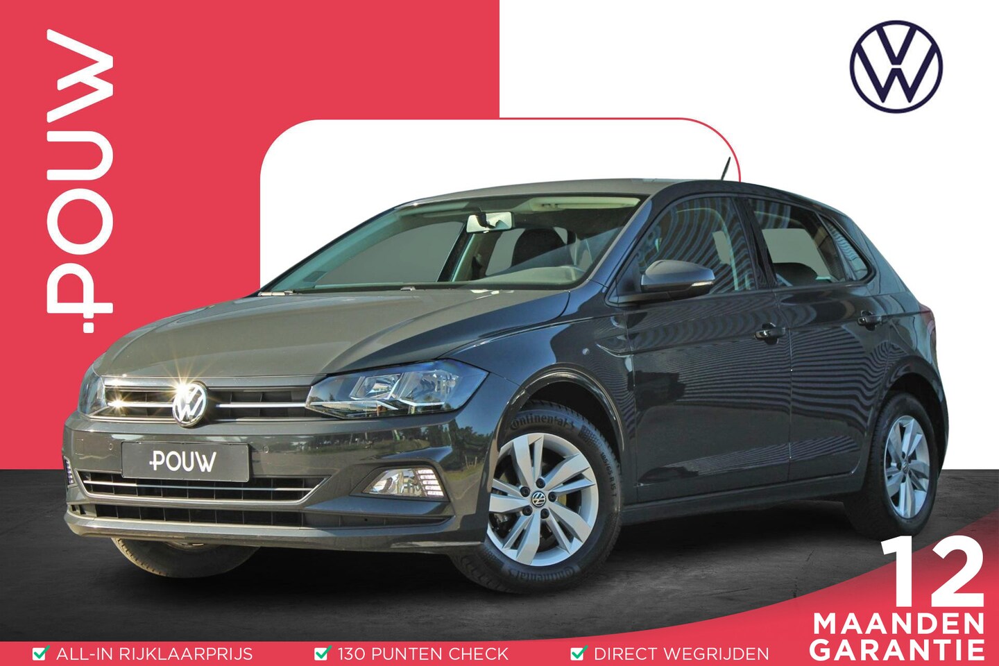 Volkswagen Polo - 1.0 TSI 95pk Comfortline | Apple Carplay & Android Auto | 15" Velgen | Allseasonbanden | P - AutoWereld.nl