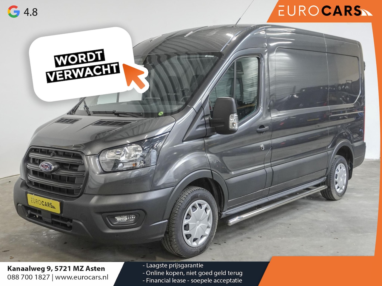 Ford Transit - 310 2.0 TDCI L2H2 Trend Automaat Airco Bluetooth Camera Cruise Control - AutoWereld.nl