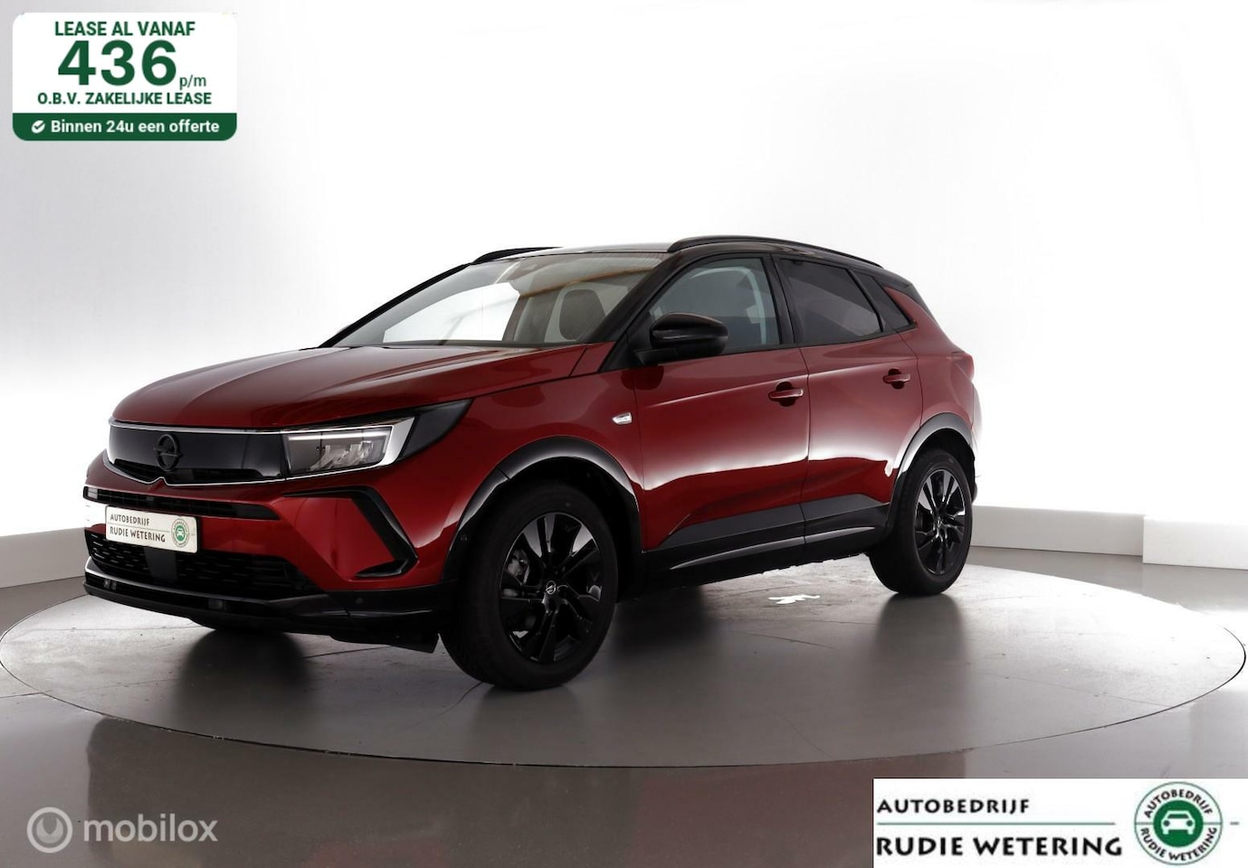 Opel Grandland - 1.2 Turbo 130pk Automaat GS-Line leer|led|nav|dab|ecc|lmv18 - AutoWereld.nl