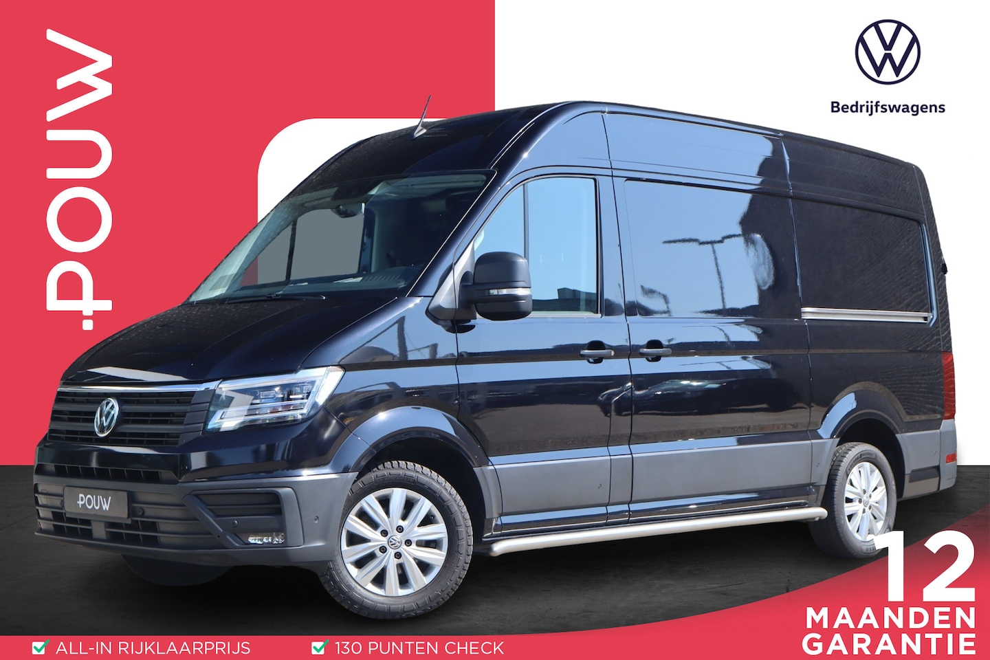 Volkswagen Crafter - 35 2.0 TDI 177pk AUT L3H3 Highline | 2x Schuifdeur | LED | Navigatie | Camera - AutoWereld.nl