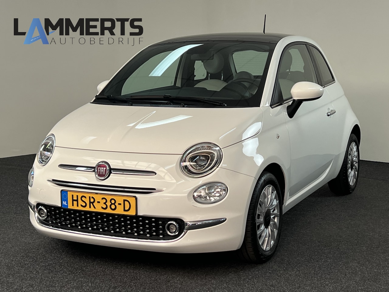 Fiat 500 - 1.0 Hybrid Dolcevita 70 PK Climate & Cruise Control / PDC / Carplay / Navi / Half leder / - AutoWereld.nl