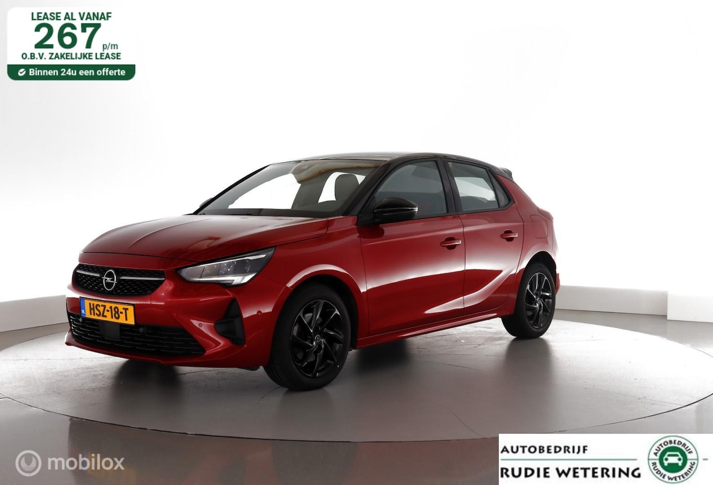 Opel Corsa - 1.2 131PK Automaat GS Line leer|led|cam|dab|applecarplay|lmv16 - AutoWereld.nl