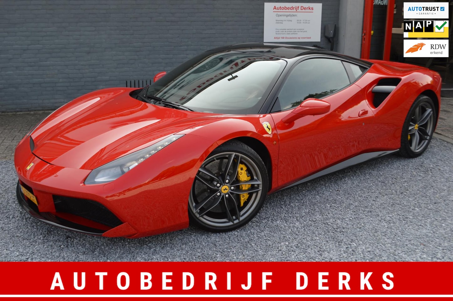 Ferrari 488 - 3.9 GTB HELE Carbon Seats Sport Uitlaat Nieuwstaat - AutoWereld.nl