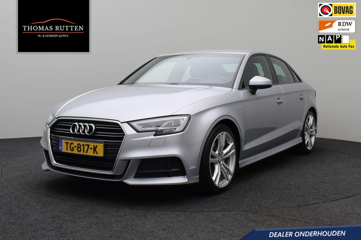 Audi A3 Limousine - 1.0 TFSI Sport S Line Edition 2018 NAP | Navigatie | Cruise control | PDC | Bluetooth | De - AutoWereld.nl