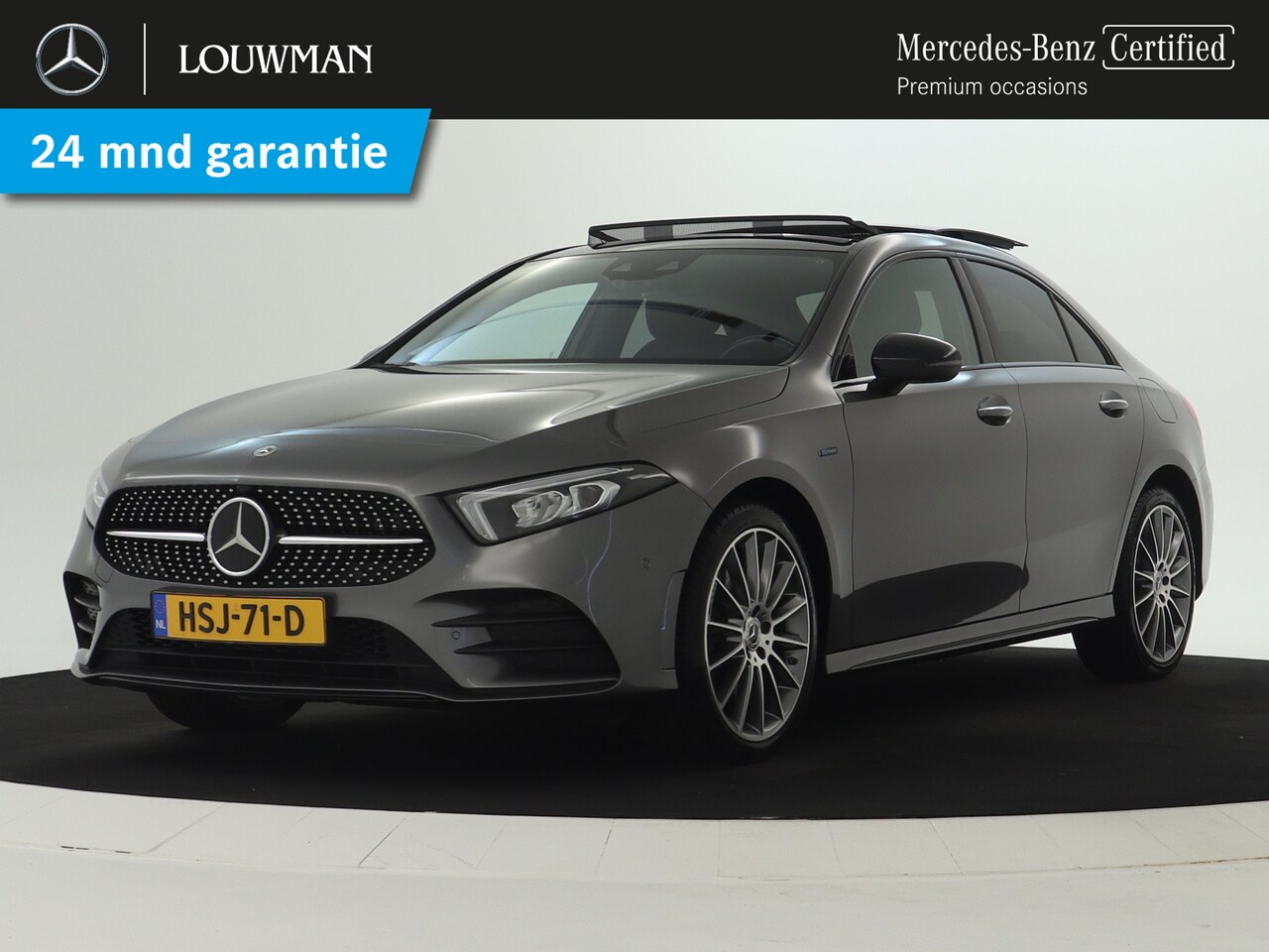 Mercedes-Benz A-klasse - 250 e Premium Plug-In Hybride | Panoramadak | 360° camera | Distronic | Leder | Sfeerverli - AutoWereld.nl