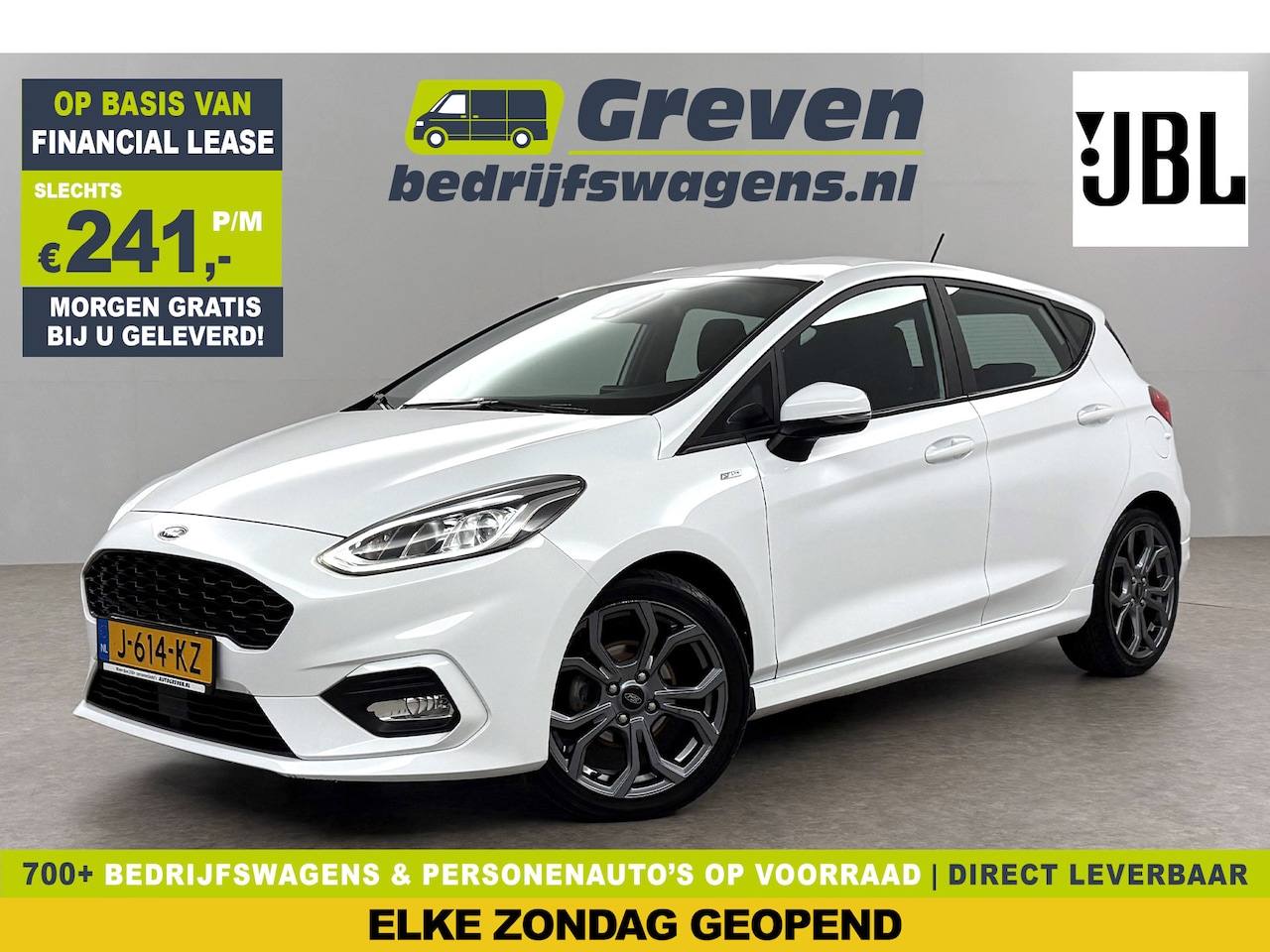 Ford Fiesta - 1.0 EcoBoost ST-Line JBL Audio LED Carplay Clima Cruise Stoel/Stuurverwarming PDC 17"LMV - AutoWereld.nl