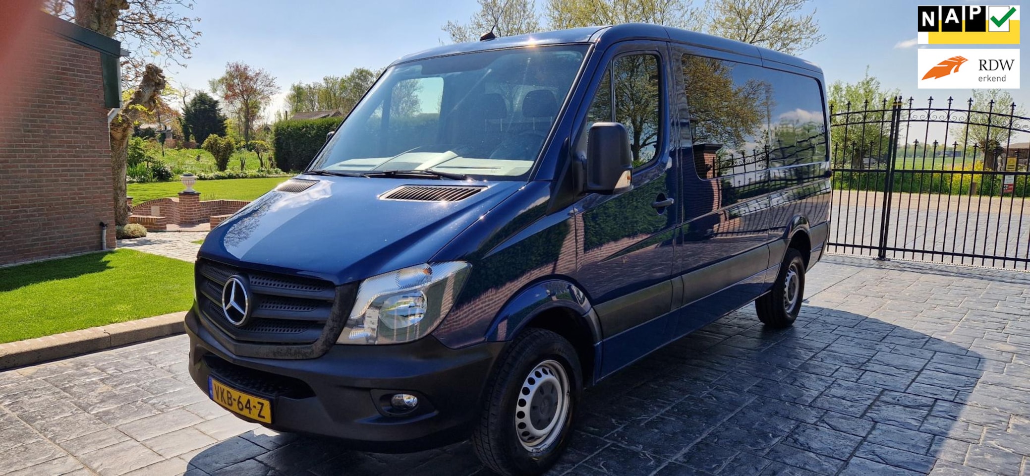 Mercedes-Benz Sprinter - 316 2.2 CDI 325 DC L2 Airco 1e Eigenaar ex-btw Alle onderhoud genoten Inruil &Nw APK Mogel - AutoWereld.nl