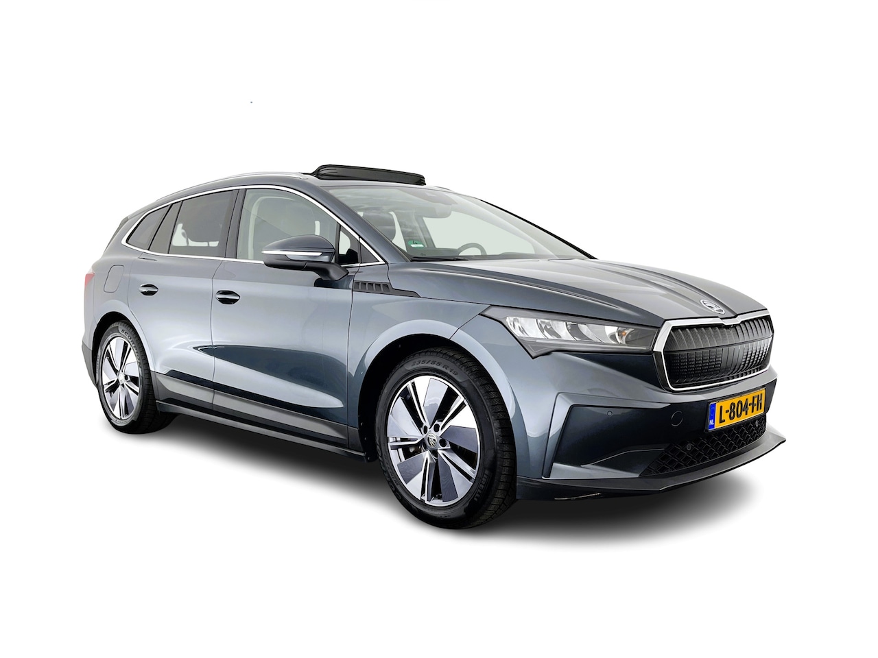 Skoda Enyaq iV - 80 [ 3-Fase ] (INCL-BTW) *PANO | FULL-LEATHER | ADAPT.CRUISE | MEMORY-PACK | FULL-LED | DI - AutoWereld.nl