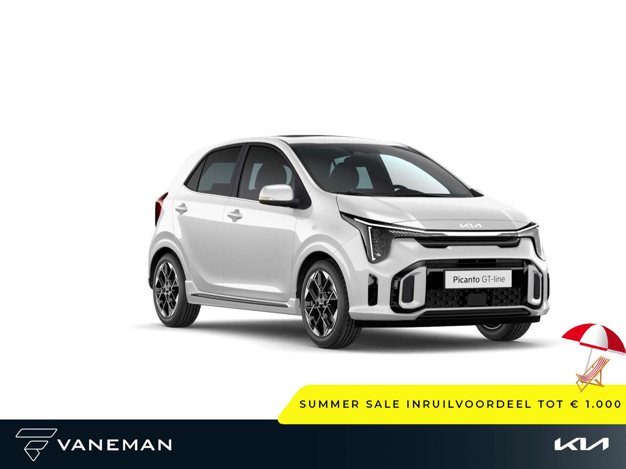 Kia Picanto - 1.0 DPI GT-Line | Buitenspiegels elektrisch verstel- en verwarmbaar | Voorstoelen verwarmd - AutoWereld.nl