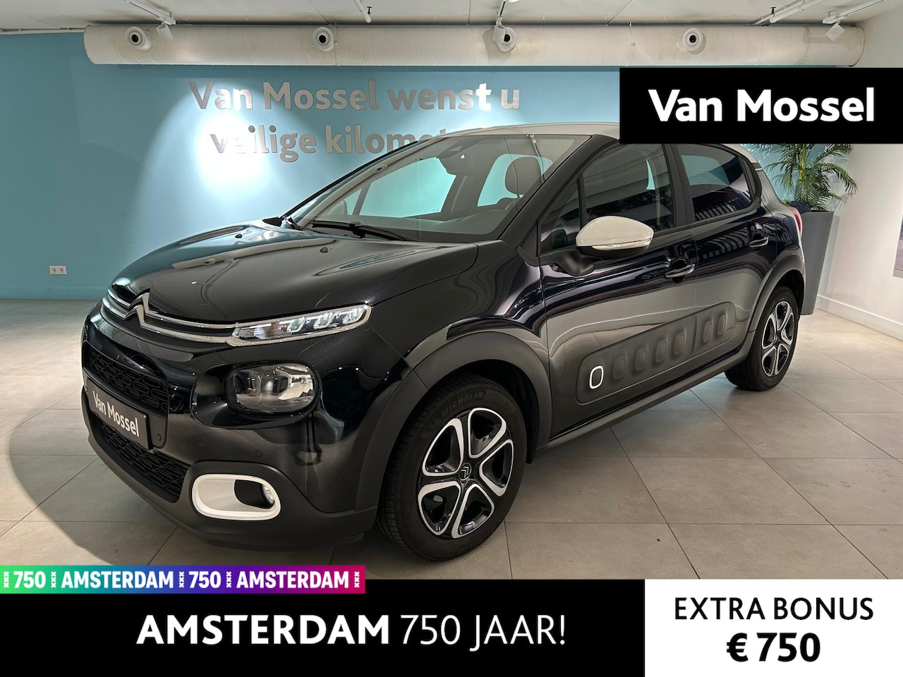Citroën C3 - 1.2 PureTech S&S Feel Edition | Navigatie | Parkeersensoren | Climate control - AutoWereld.nl