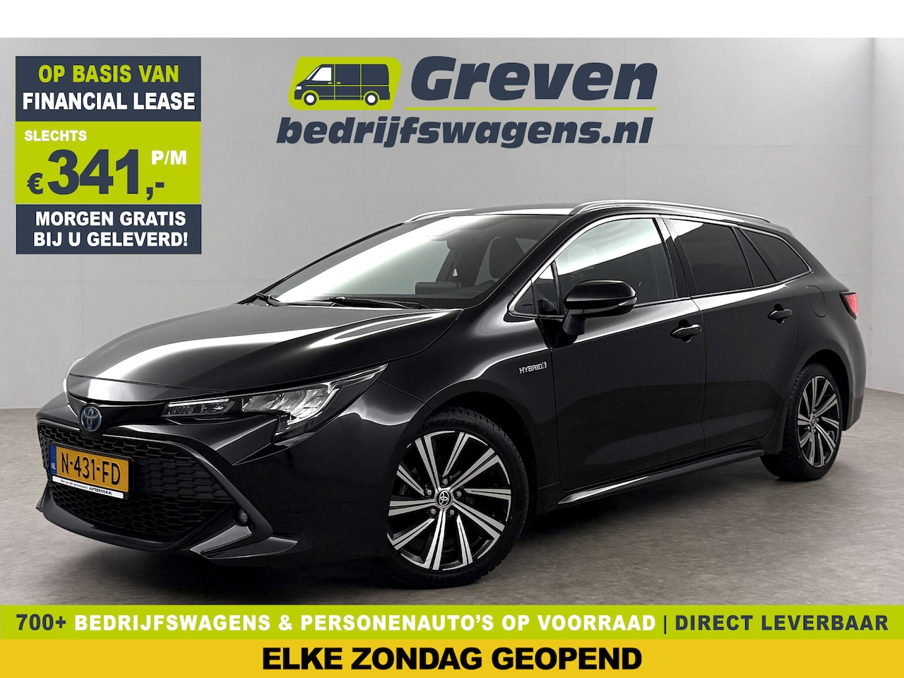 Toyota Corolla - 1.8 Hybrid Business Plus 148PK Camera Clima Cruise LED Virtual Navigatie 17"LMV - AutoWereld.nl