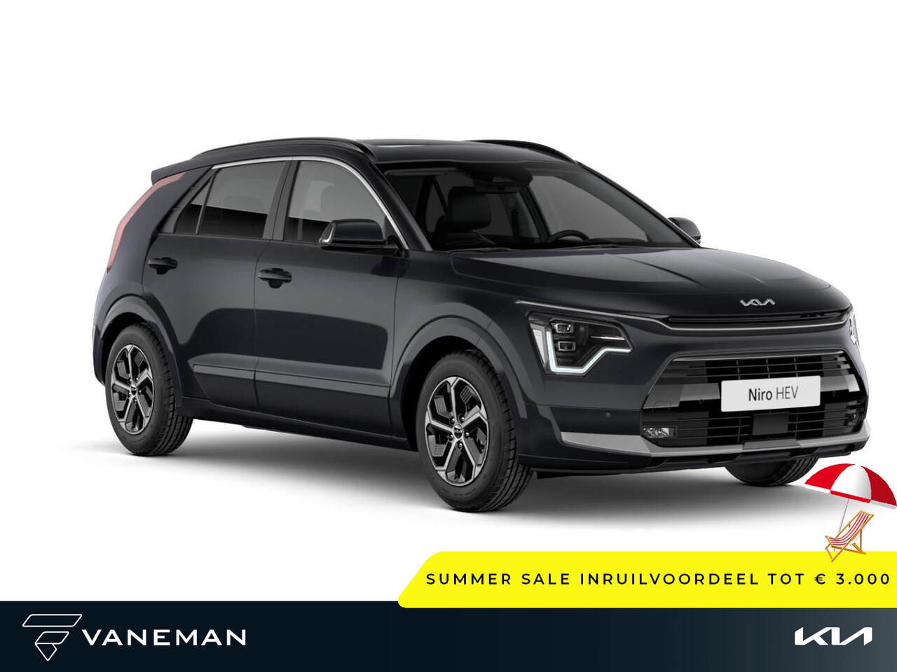 Kia Niro - 1.6 GDi Hybrid DynamicPlusLine | Head-up display | Achterbank in delen neerklapbaar - AutoWereld.nl