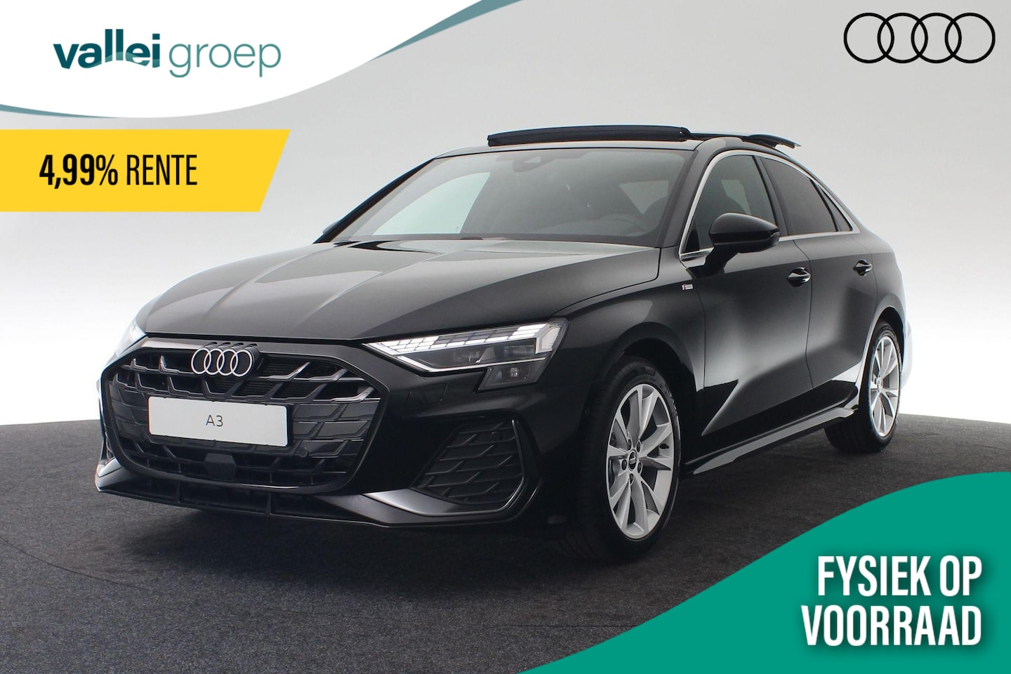 Audi A3 Limousine - S edition 30 TFSI 116 pk S-tronic | Glazen Panoramadak | Lichtpakket Pro ambient Light | W - AutoWereld.nl