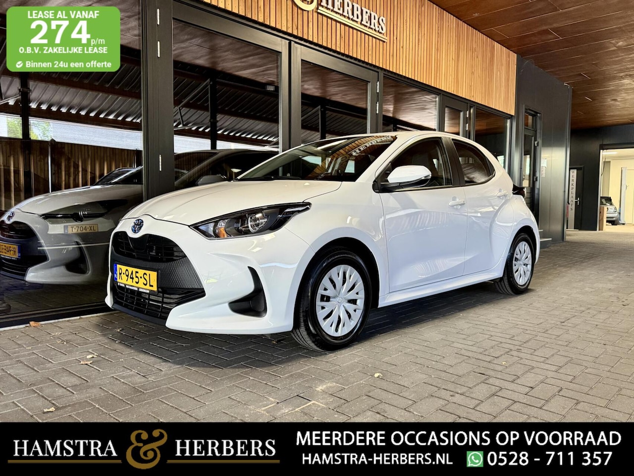 Toyota Yaris - 1.5 Hybrid Comfort wit - AutoWereld.nl