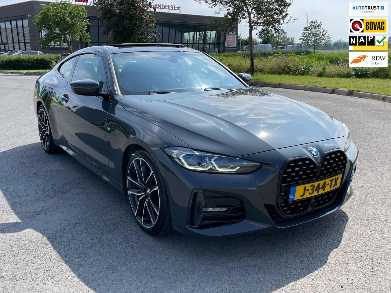 BMW 4-serie Coupé - 430i High Executive 430i High Executive, 258PK, Aut, Open Dak, Leder, M-sport, Stoel/Stuurverw, 1e eig, Geen i - AutoWereld.nl