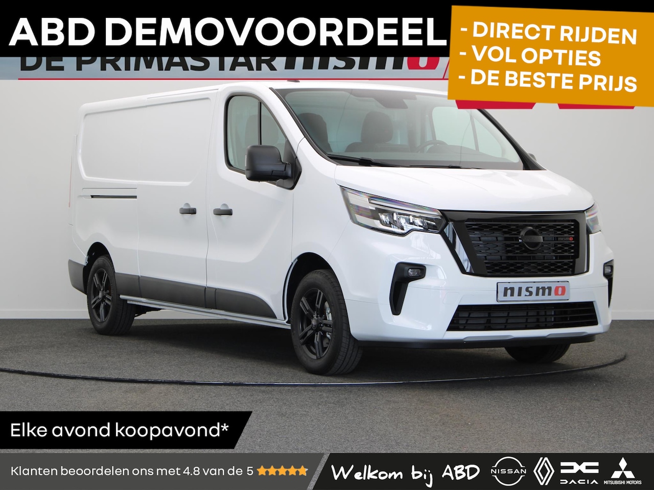 Nissan Primastar - 2.0 dCi L2H1 Nismo | 2500KG Trekgewicht | Achteruitrijcamera | 5 Jaar Fabrieksgarantie | T - AutoWereld.nl