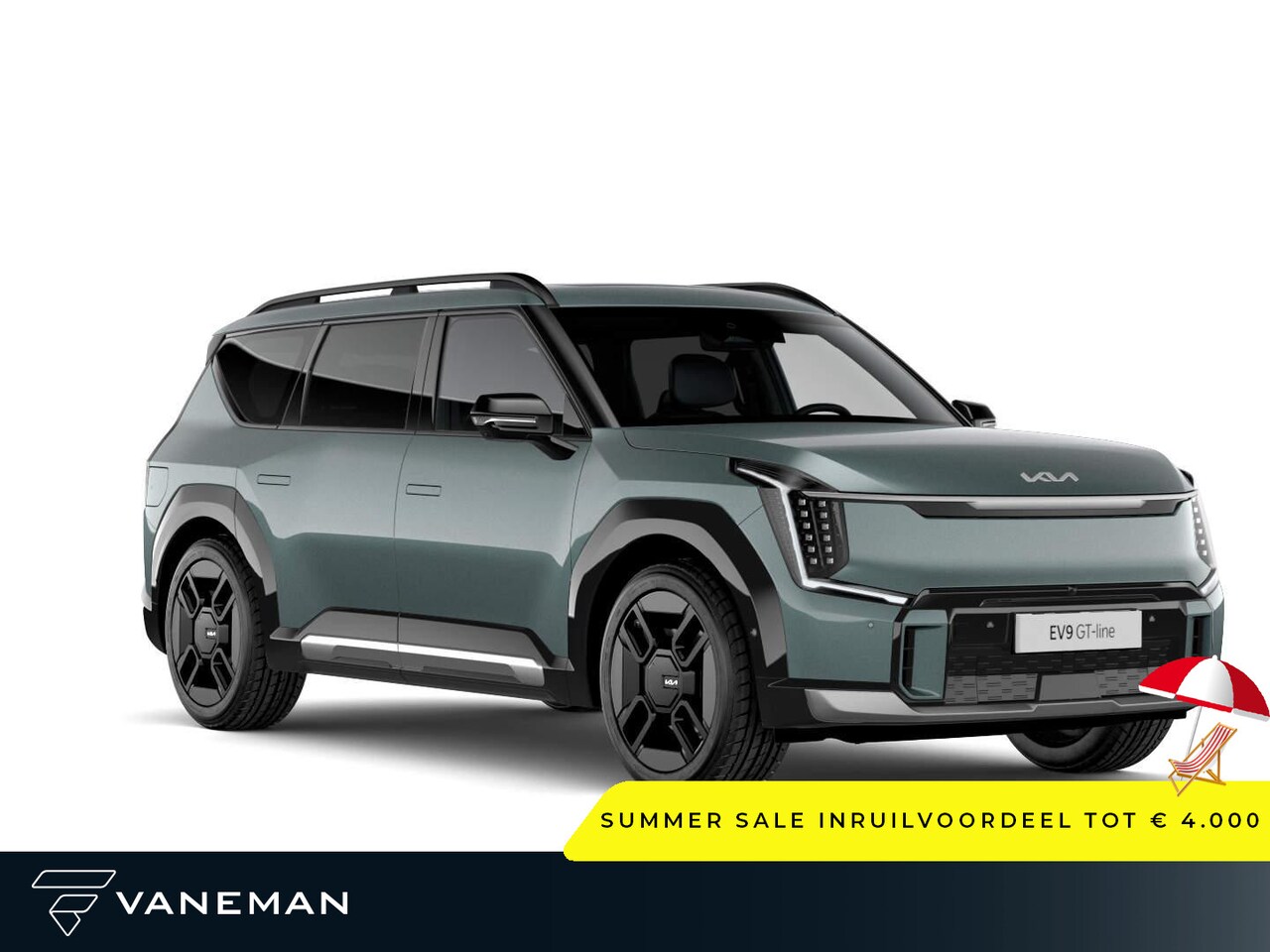 Kia EV9 - GT-Line AWD 99.8 kWh | Zelfnivellerende achtervering | Cruise control adaptief met Stop&Go - AutoWereld.nl