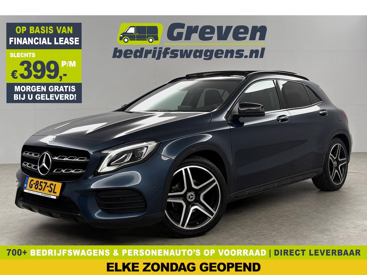 Mercedes-Benz GLA-Klasse - 180 AMG Limited Pano Camera LED Trekhaak Clima Cruise Navi PDC 19''LMV - AutoWereld.nl