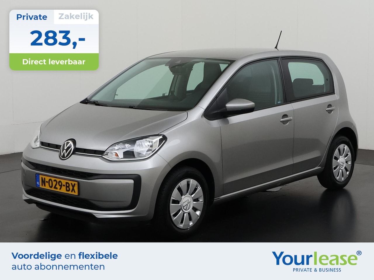 Volkswagen Up! - 1.0 | All-in 283,- Private Lease | Zondag Open! - AutoWereld.nl