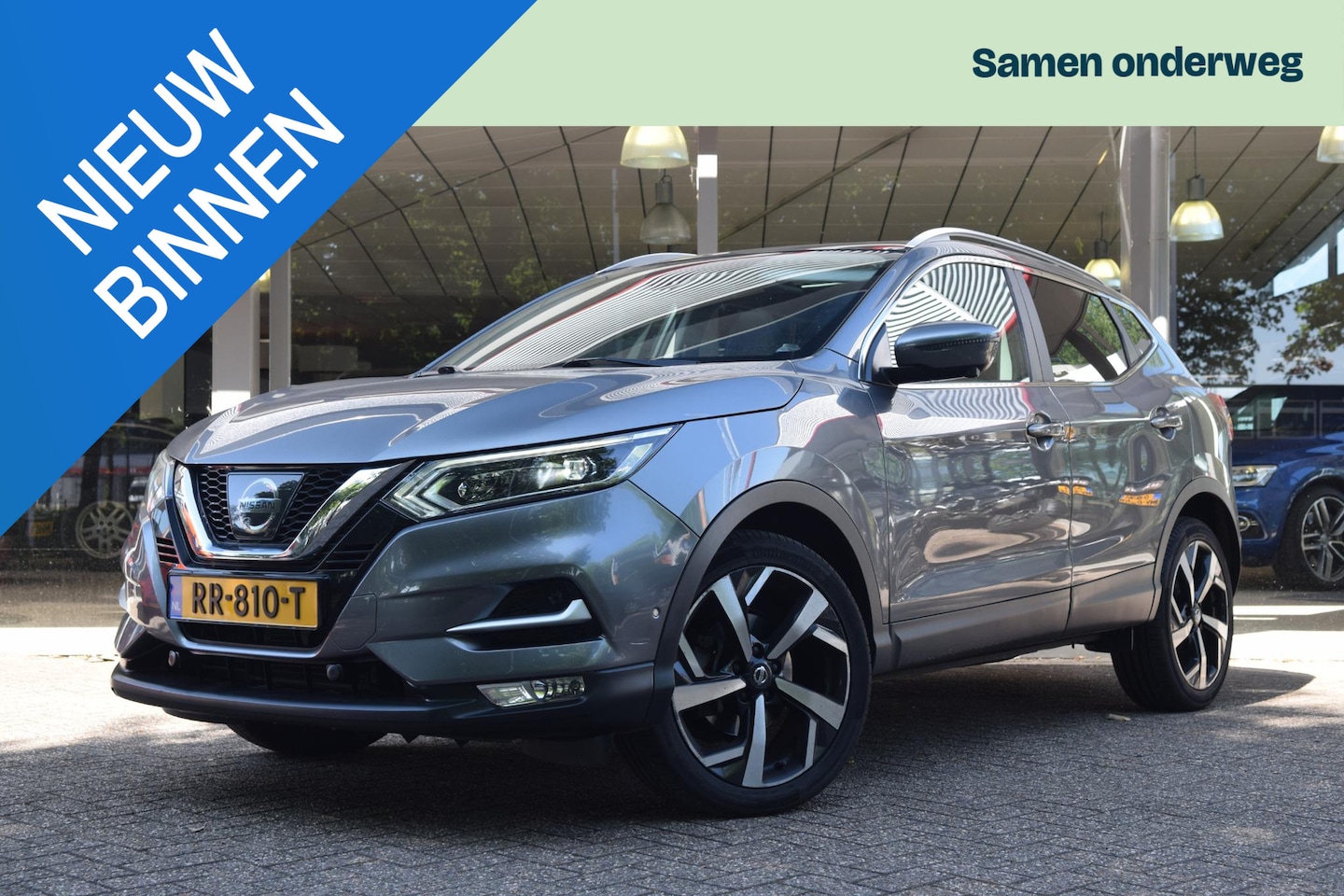 Nissan Qashqai - 1.2 Tekna + Automaat,Navi, Panorama, Camera, afn. Trekhaak, etc - AutoWereld.nl