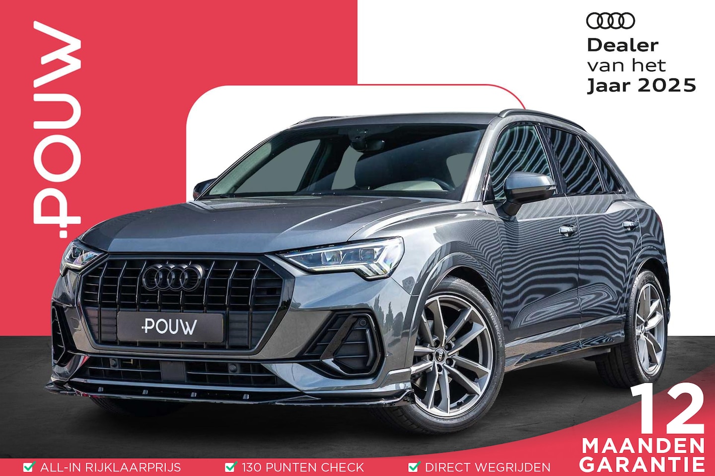 Audi Q3 - 35 TFSI 150pk S-tronic S Line Pro Line S | Leder | Keyless | Dodehoek Sensor | Apple Carpl - AutoWereld.nl