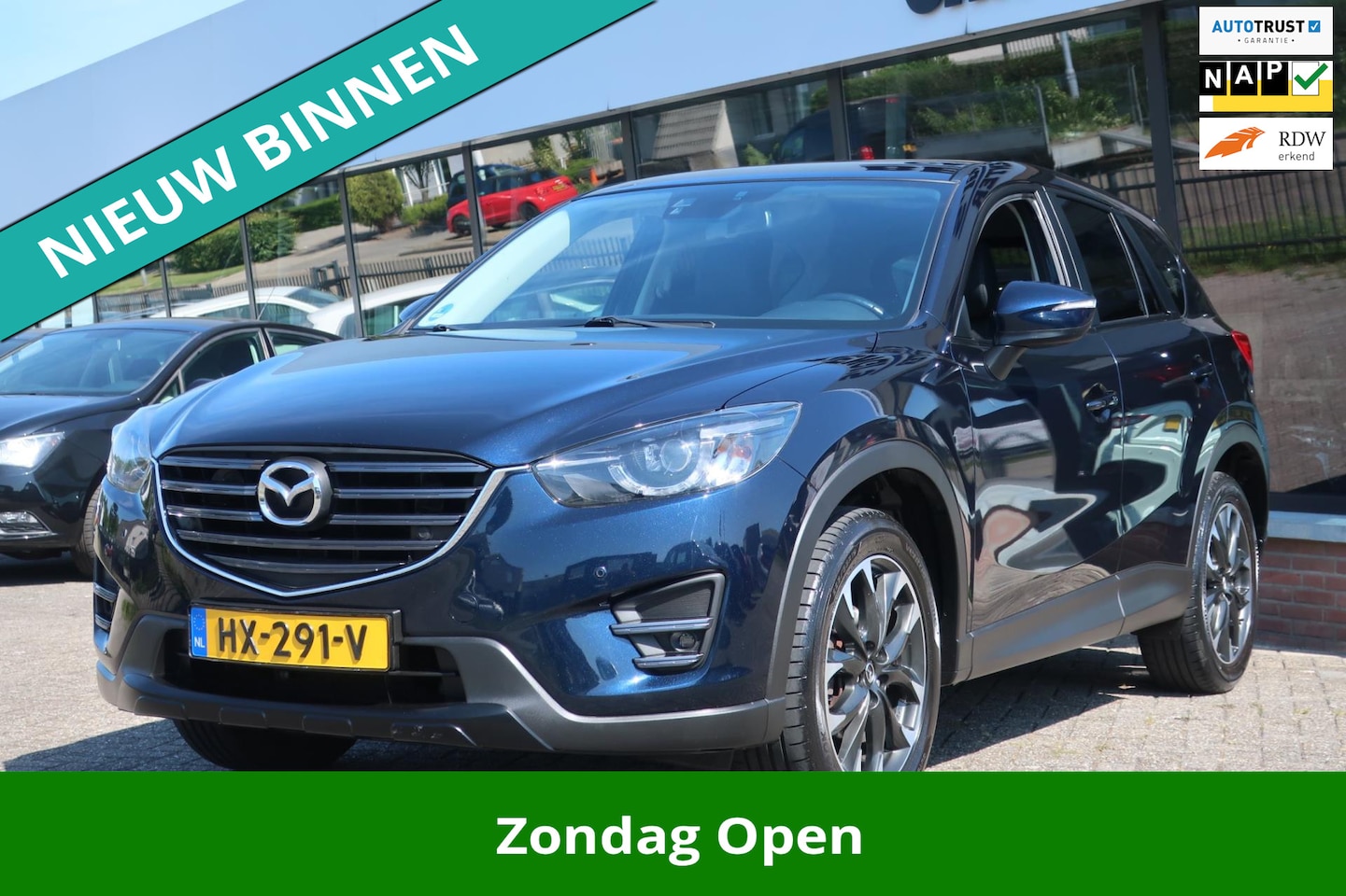 Mazda CX-5 - 2.0 SkyActiv-G 165 GT-M LED_LEDER_NAVI_PDC V+A_BOSE_19-INCH. - AutoWereld.nl