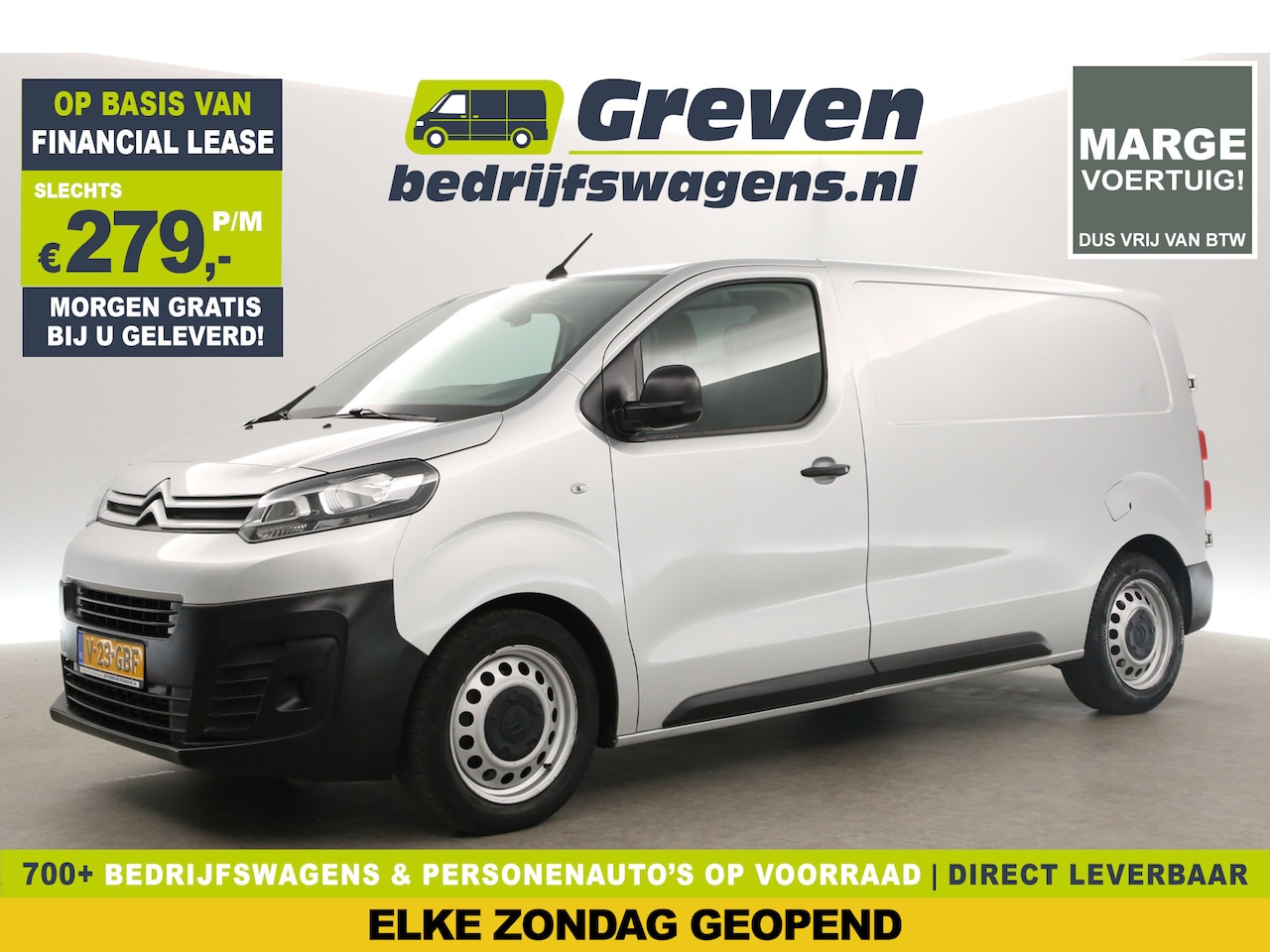 Citroën Jumpy - 1.6 BlueHDI L2H1 | MARGE! | Airco Cruise Carplay Navigatie PDC Elektrpakket - AutoWereld.nl