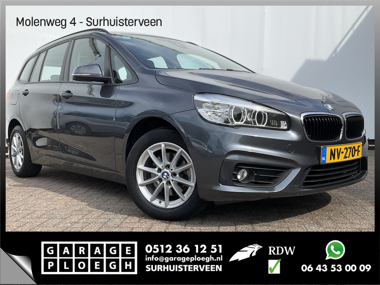 BMW 2-serie Gran Tourer - 7-Pers Executive Trekhhaak Nav/Cruise Stoelverw Elek.Klep Led NAP! - AutoWereld.nl