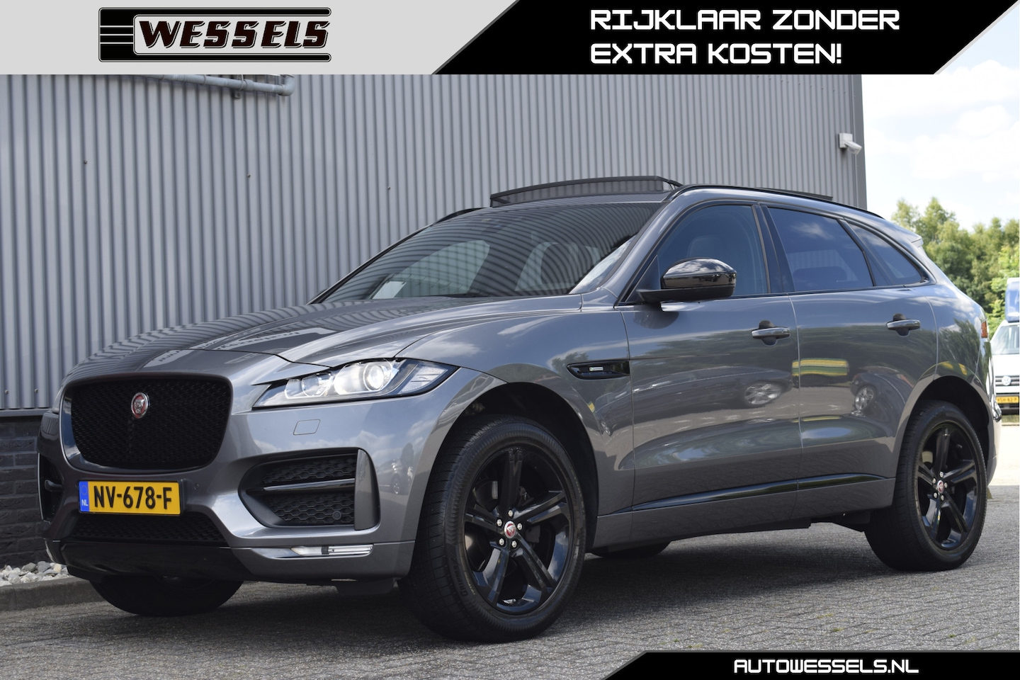 Jaguar F-Pace - 2.0 R-Sport AWD 20d Panorama, Meridian, Adaptive cruise, Carplay, Stuur/Stoelverwarming, C - AutoWereld.nl