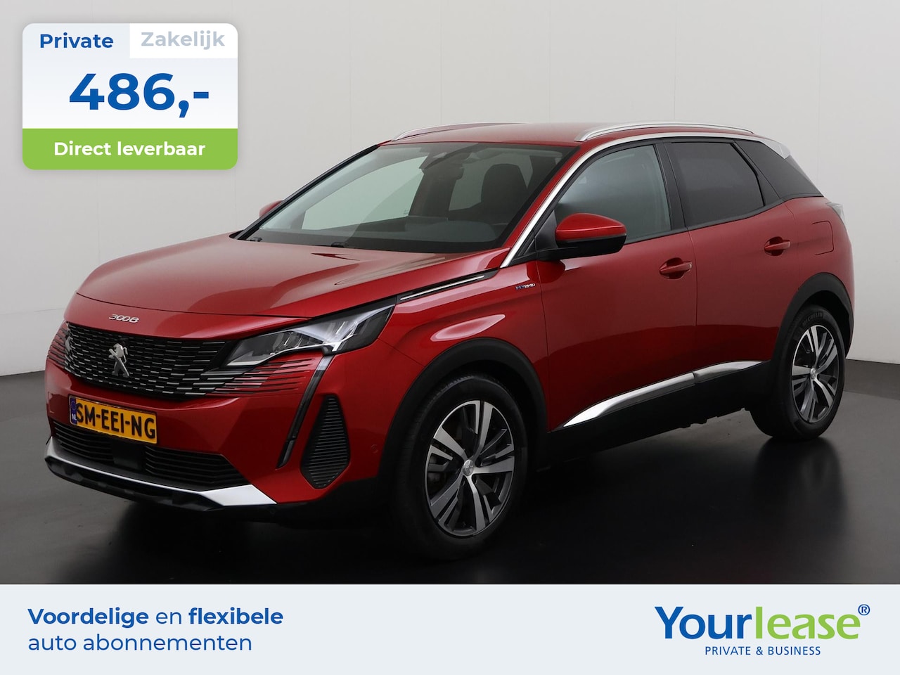 Peugeot 3008 - 1.6 HYbrid 225 Allure Pack Business | All-in 486,- Private Lease | Zondag Open! - AutoWereld.nl