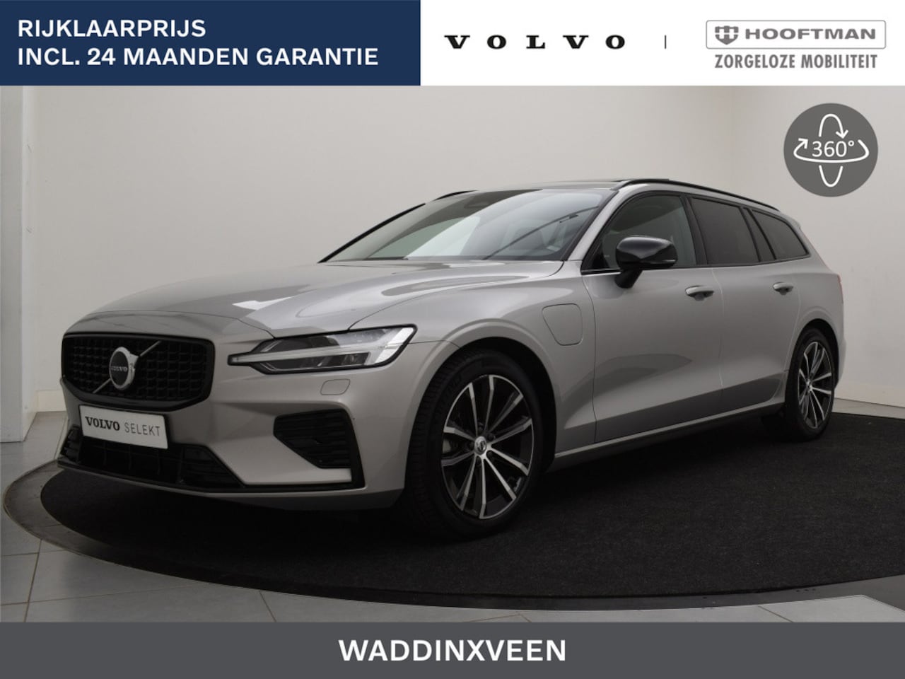 Volvo V60 - T6 PLUG-IN HYBRID LONG RANGE ULTRA DARK FULL-LED HARMAN KARDON T - AutoWereld.nl